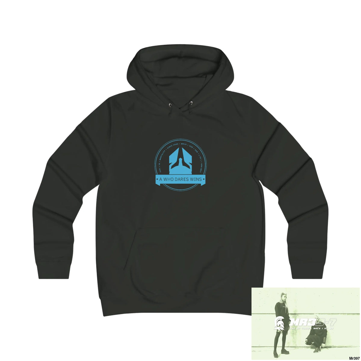 A1- Who Dares Wins - Girlie College Hoodie S / Jet Black Hoodie