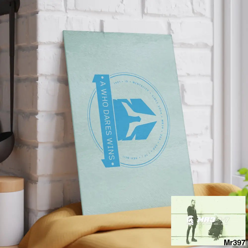 A1- Who Dares wins Glass Cutting Board Home Decor