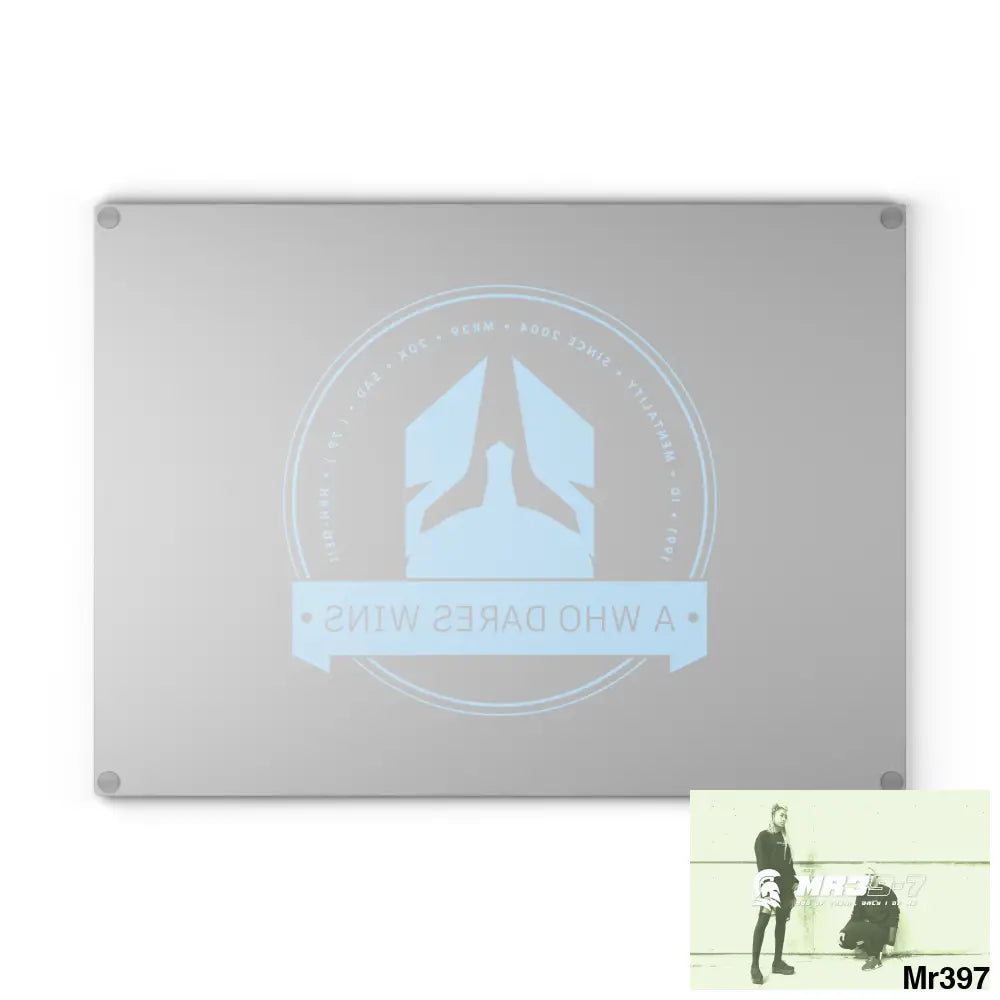 A1- Who Dares wins Glass Cutting Board Home Decor