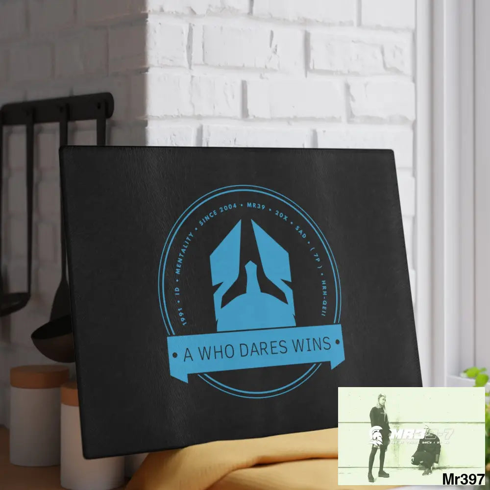 A1- Who Dares wins Glass Cutting Board Home Decor