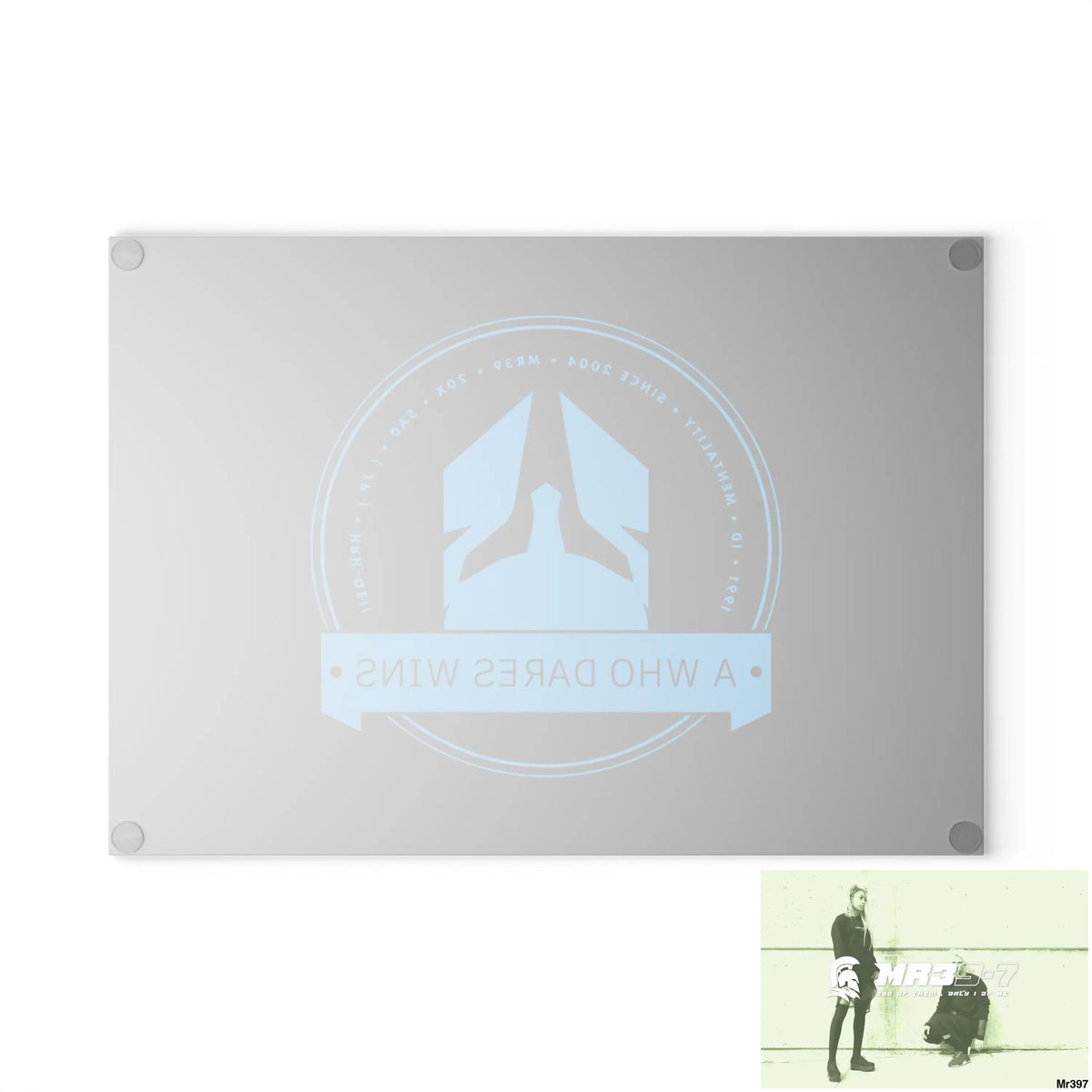 A1- Who Dares wins Glass Cutting Board Home Decor