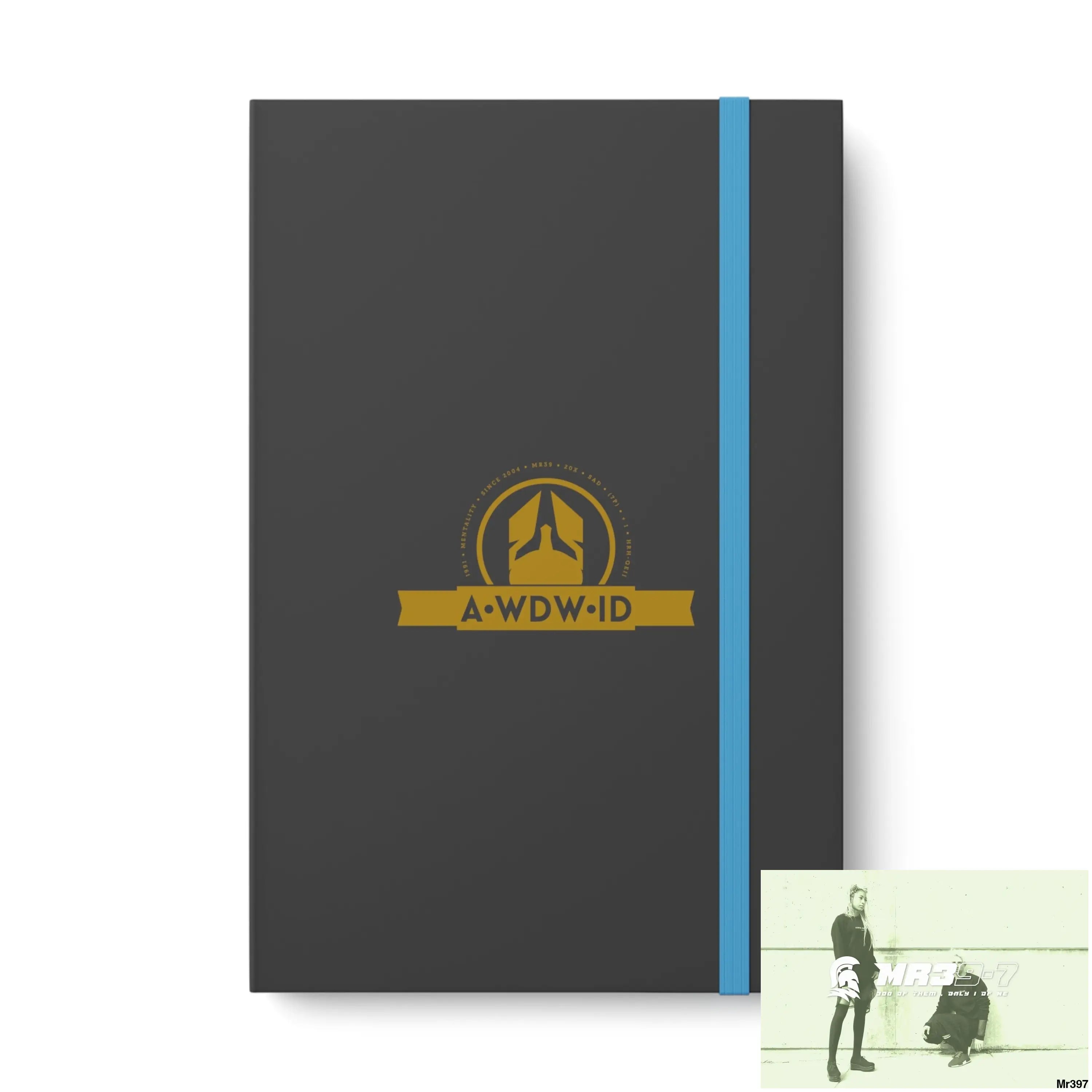 A1-Who Dares Wins ID Color Contrast Notebook - Ruled 5.5’’ x 8.25’’ / Blue / Ruled line Paper products