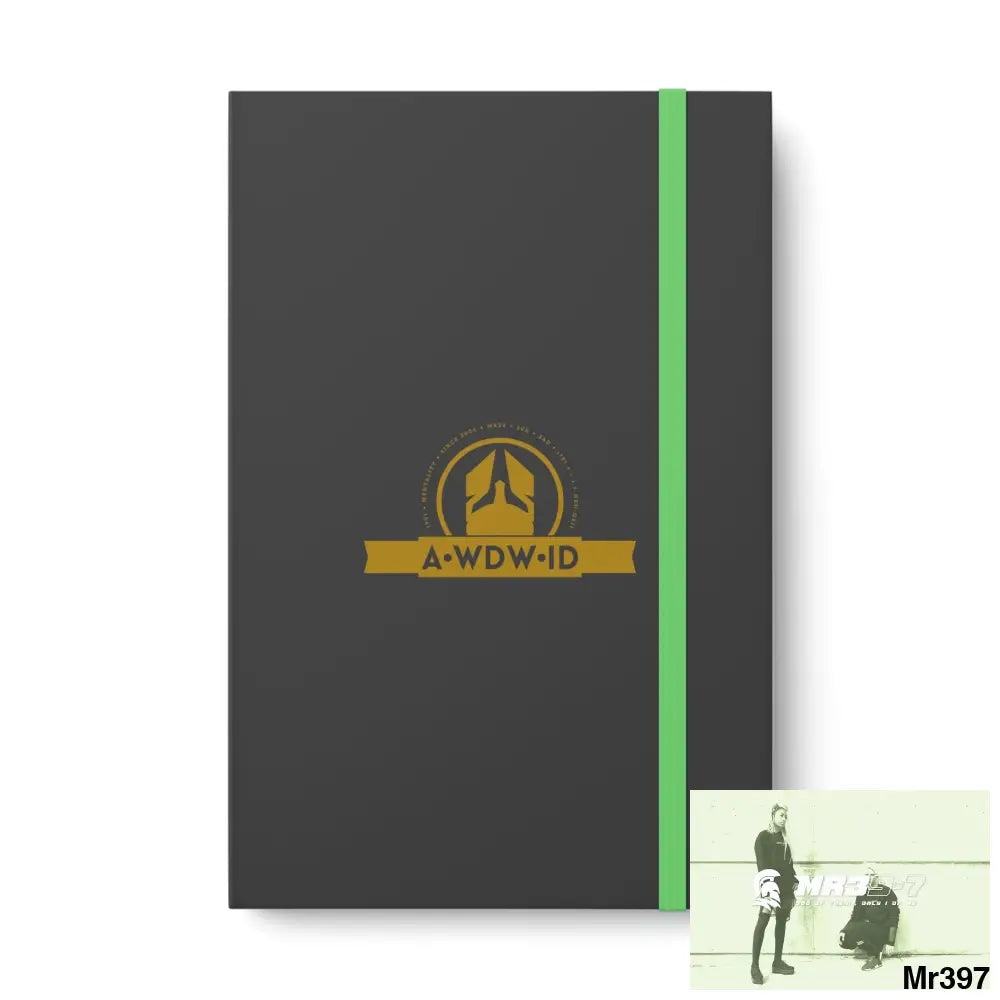A1-Who Dares Wins ID Color Contrast Notebook - Ruled 5.5’’ x 8.25’’ / Lime / Ruled line Paper products