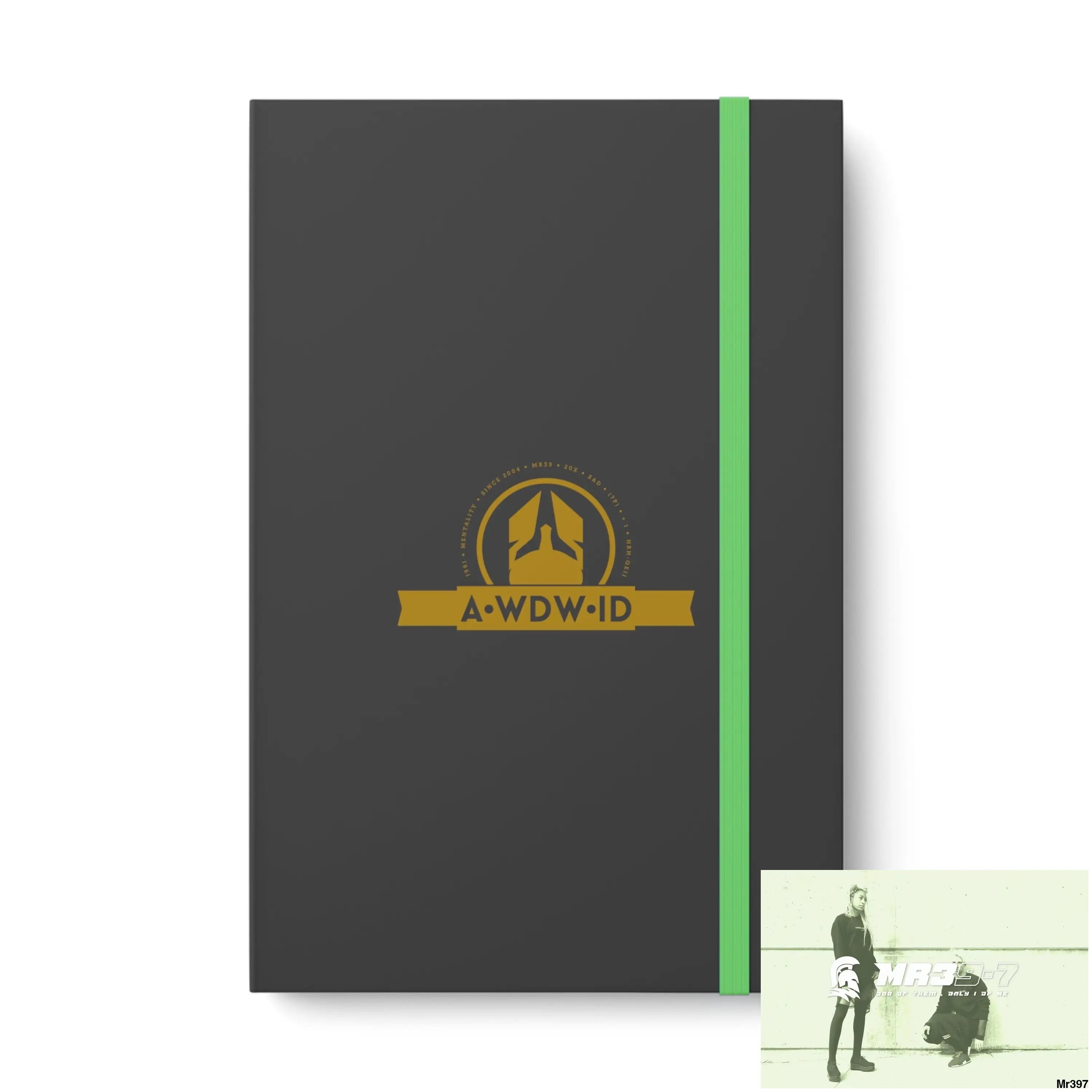 A1-Who Dares Wins ID Color Contrast Notebook - Ruled 5.5’’ x 8.25’’ / Lime / Ruled line Paper products