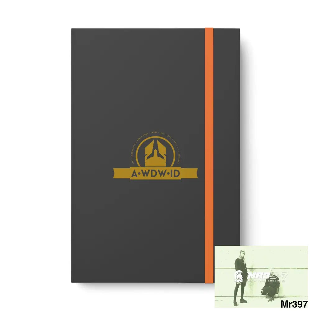 A1-Who Dares Wins ID Color Contrast Notebook - Ruled 5.5’’ x 8.25’’ / Orange / Ruled line Paper products