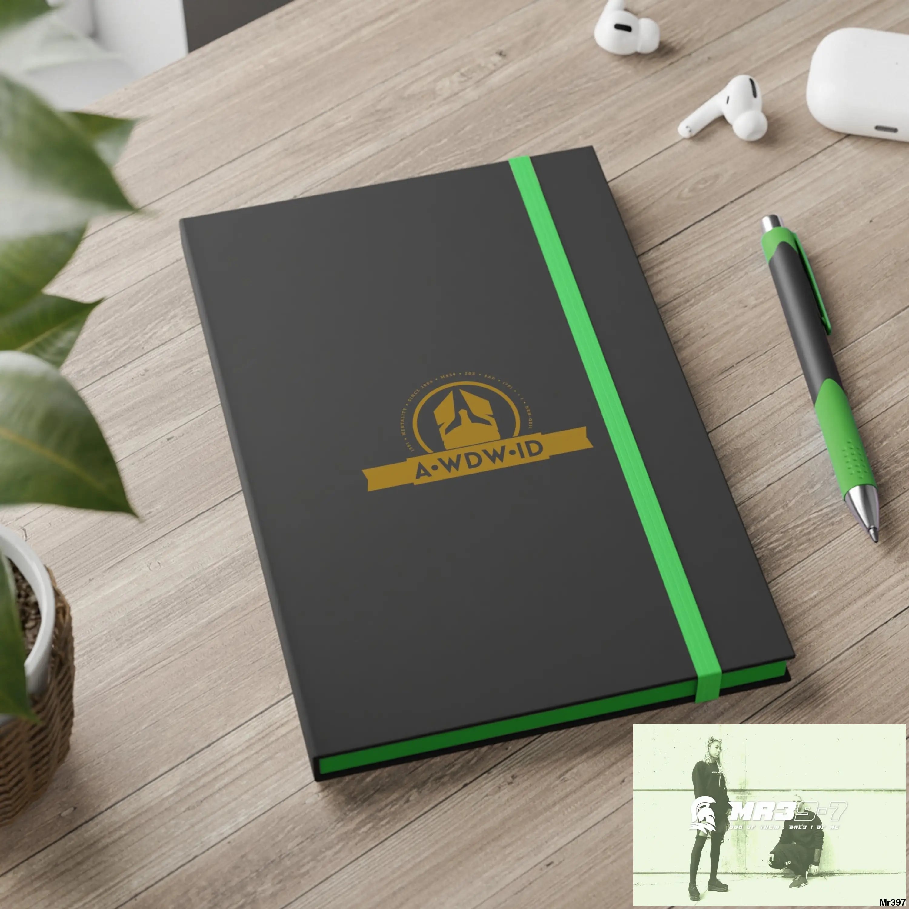 A1-Who Dares Wins ID Color Contrast Notebook - Ruled Paper products