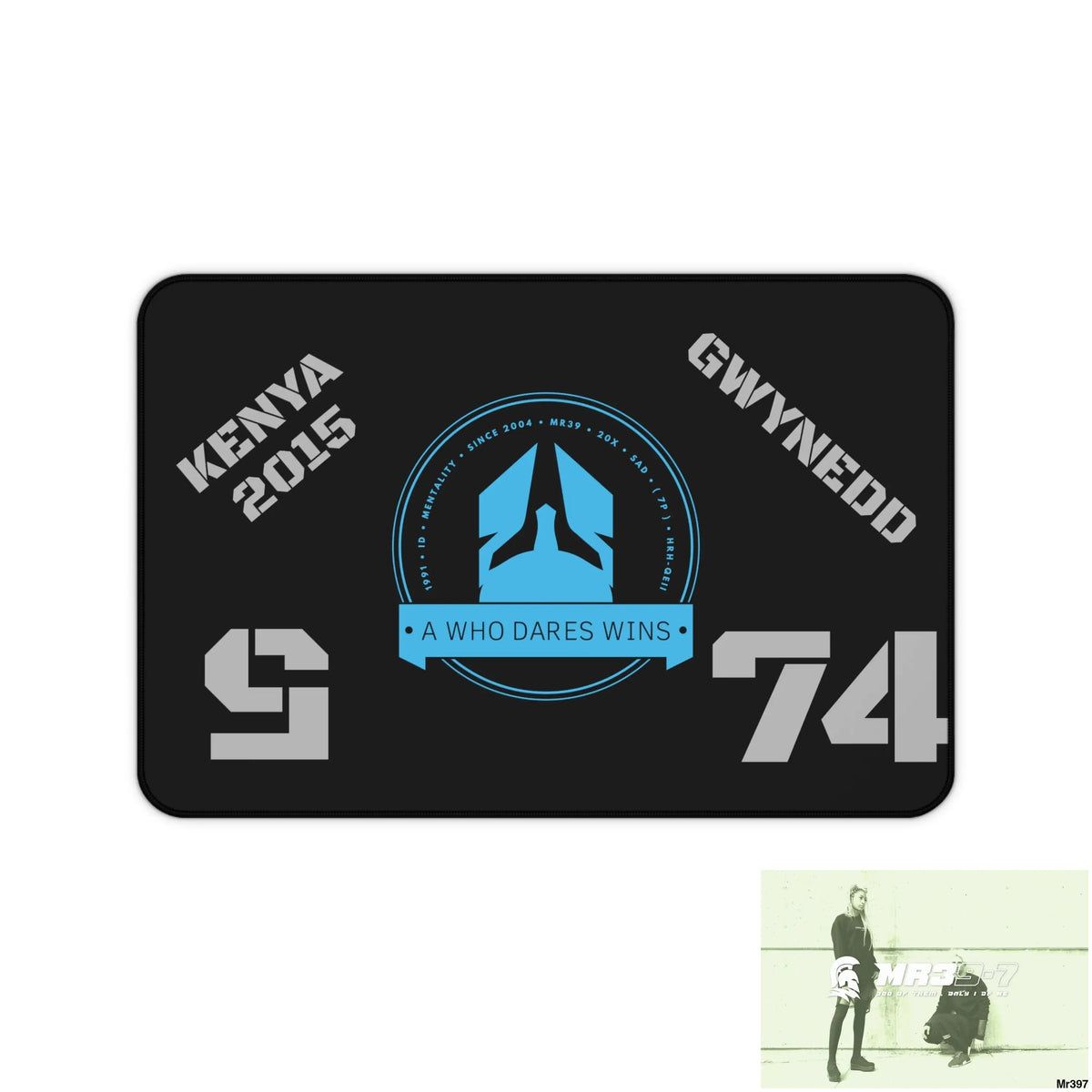 A1-Who Dares Wins ID Desk Mat 12’’ × 18’’ Home Decor