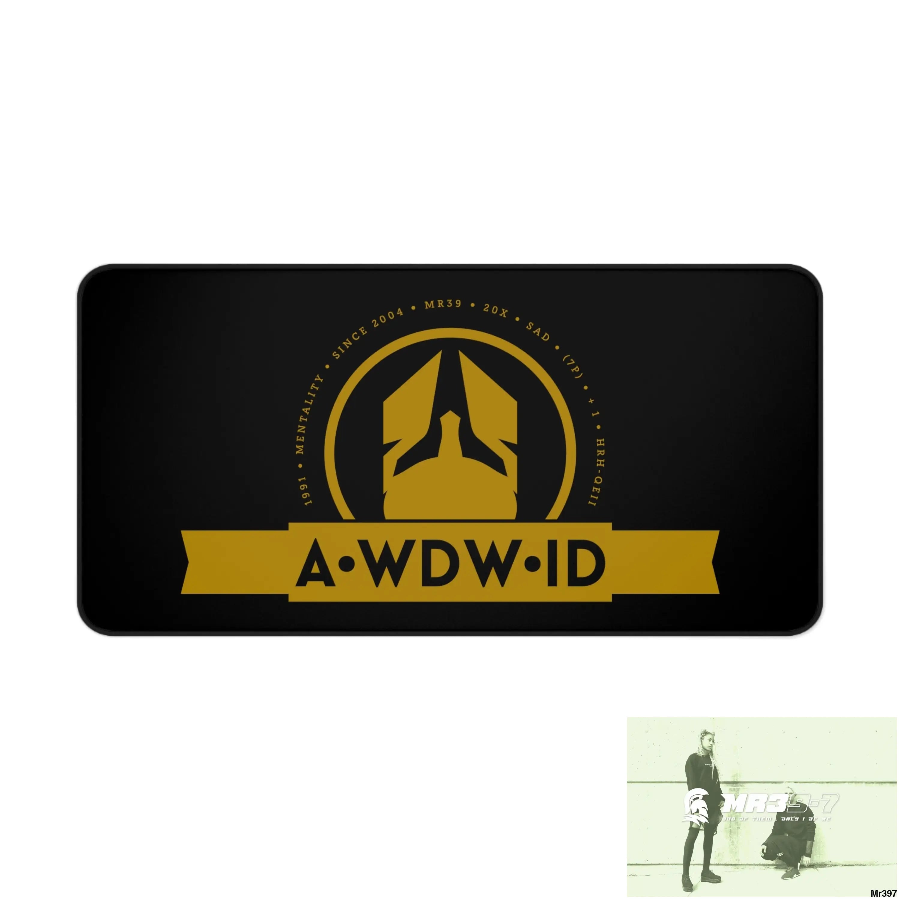 A1-Who Dares Wins ID Desk Mat 15.5’’ × 31’’ Home Decor