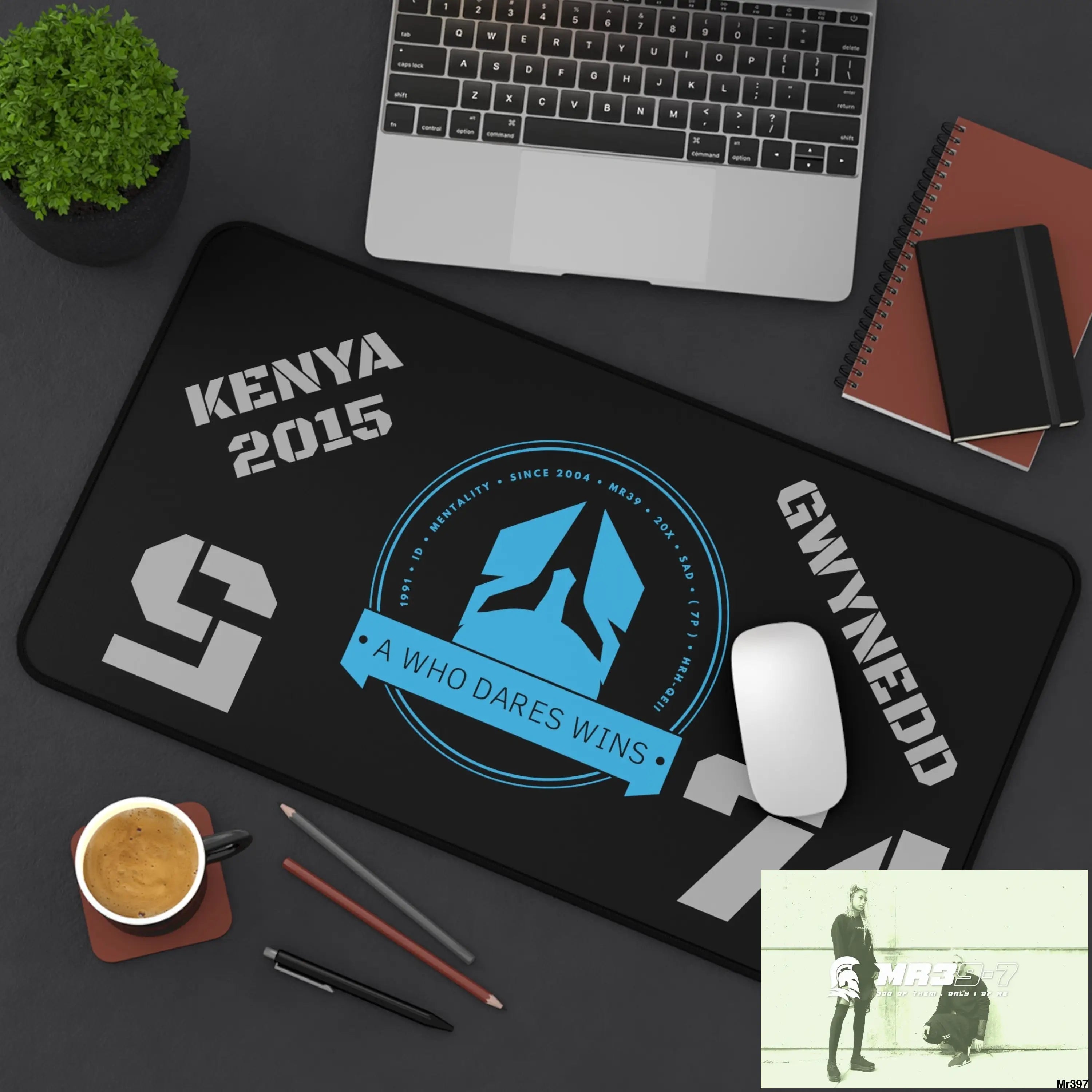 A1-Who Dares Wins ID Desk Mat Home Decor