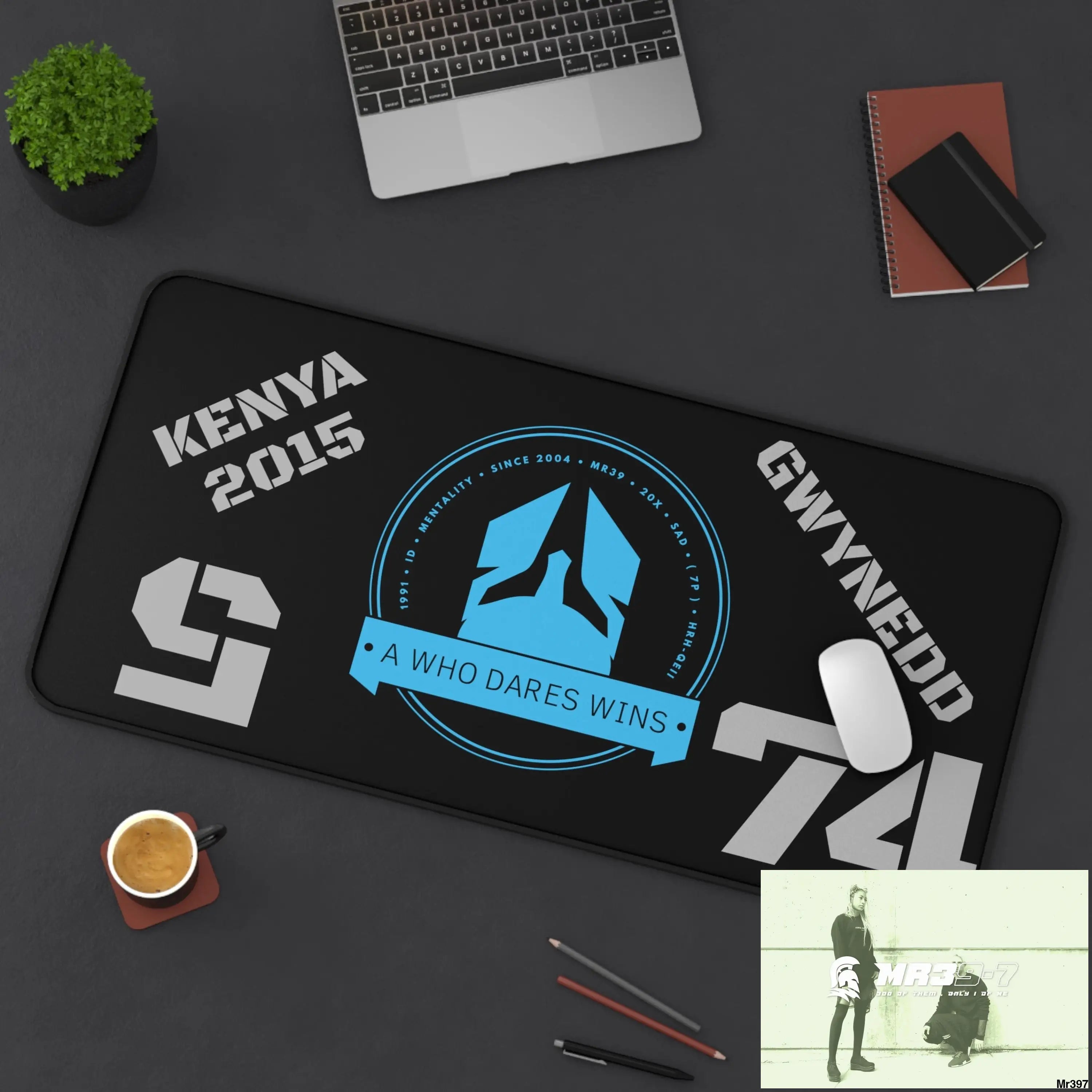 A1-Who Dares Wins ID Desk Mat Home Decor