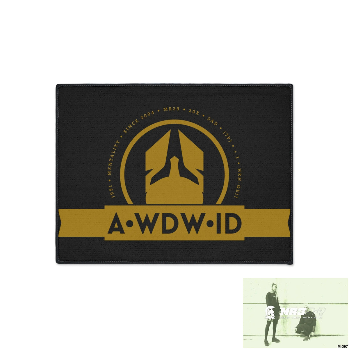 A1 Who Dares Wins ID Heavy Duty Floor Mat 18’’ × 24’’ Home Decor