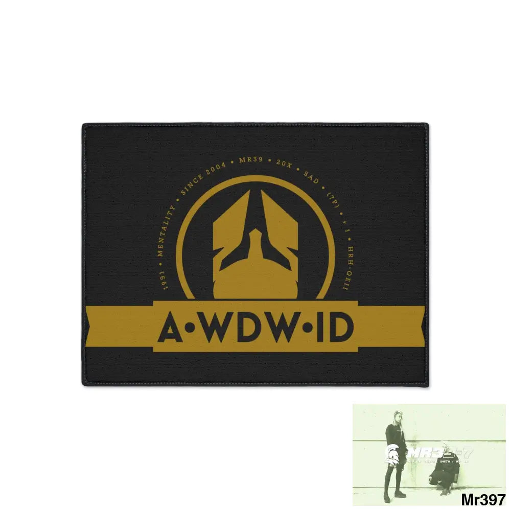 A1 Who Dares Wins ID Heavy Duty Floor Mat 18’’ × 24’’ Home Decor