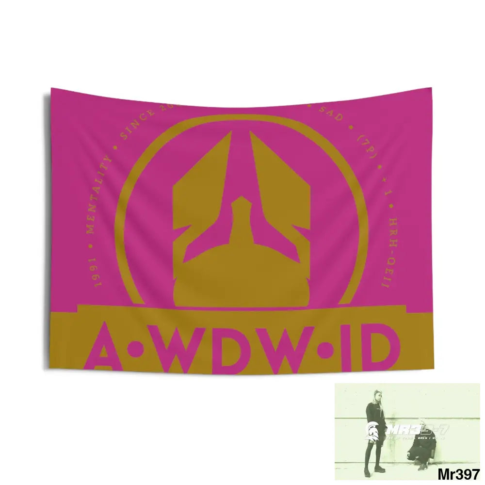 A1 Who Dares Wins ID Indoor Wall Tapestries 36’’ × 26’’ Home Decor