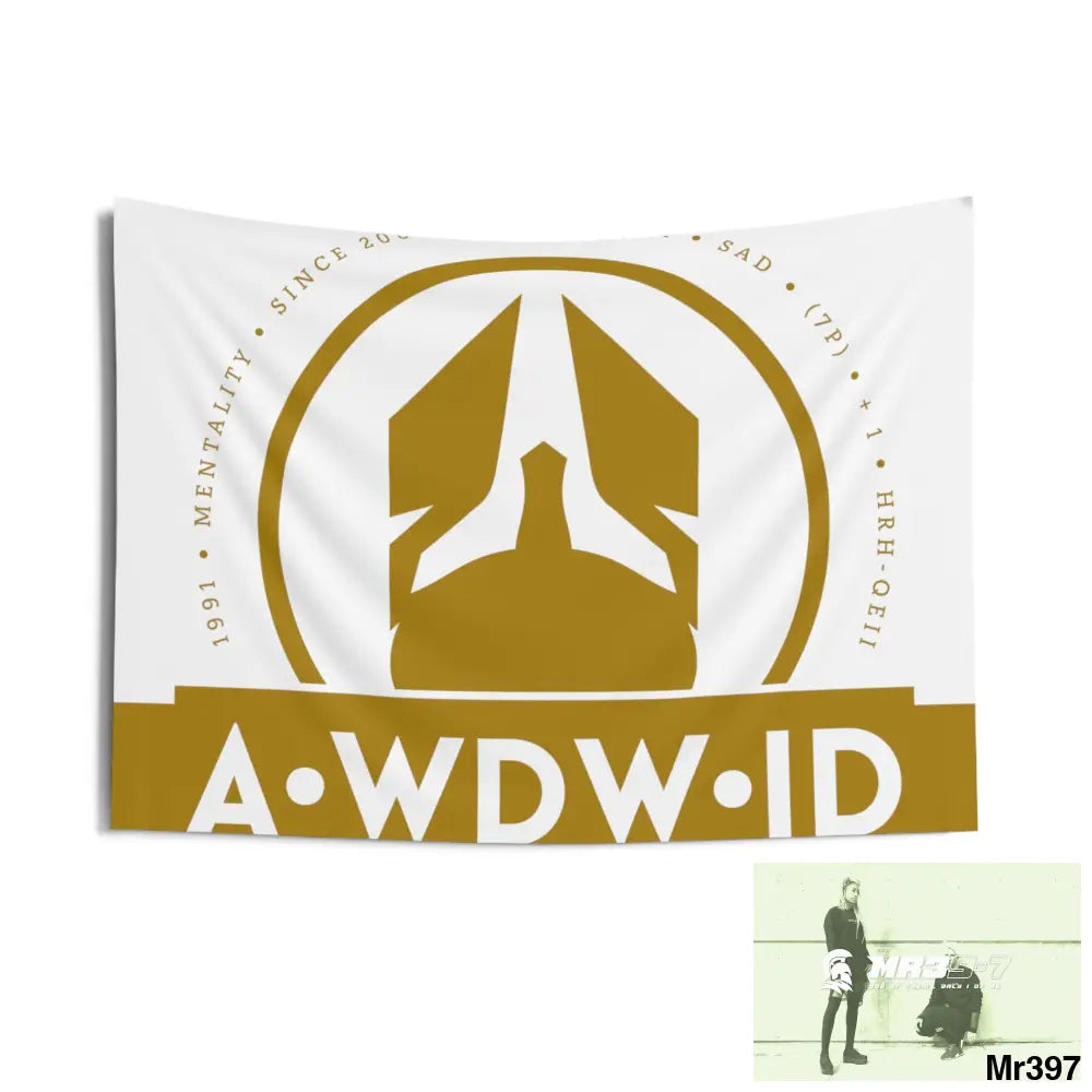 A1 Who Dares Wins ID Indoor Wall Tapestries 36’’ × 26’’ Home Decor