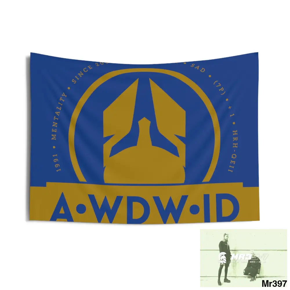 A1 Who Dares Wins ID Indoor Wall Tapestries 36’’ × 26’’ Home Decor
