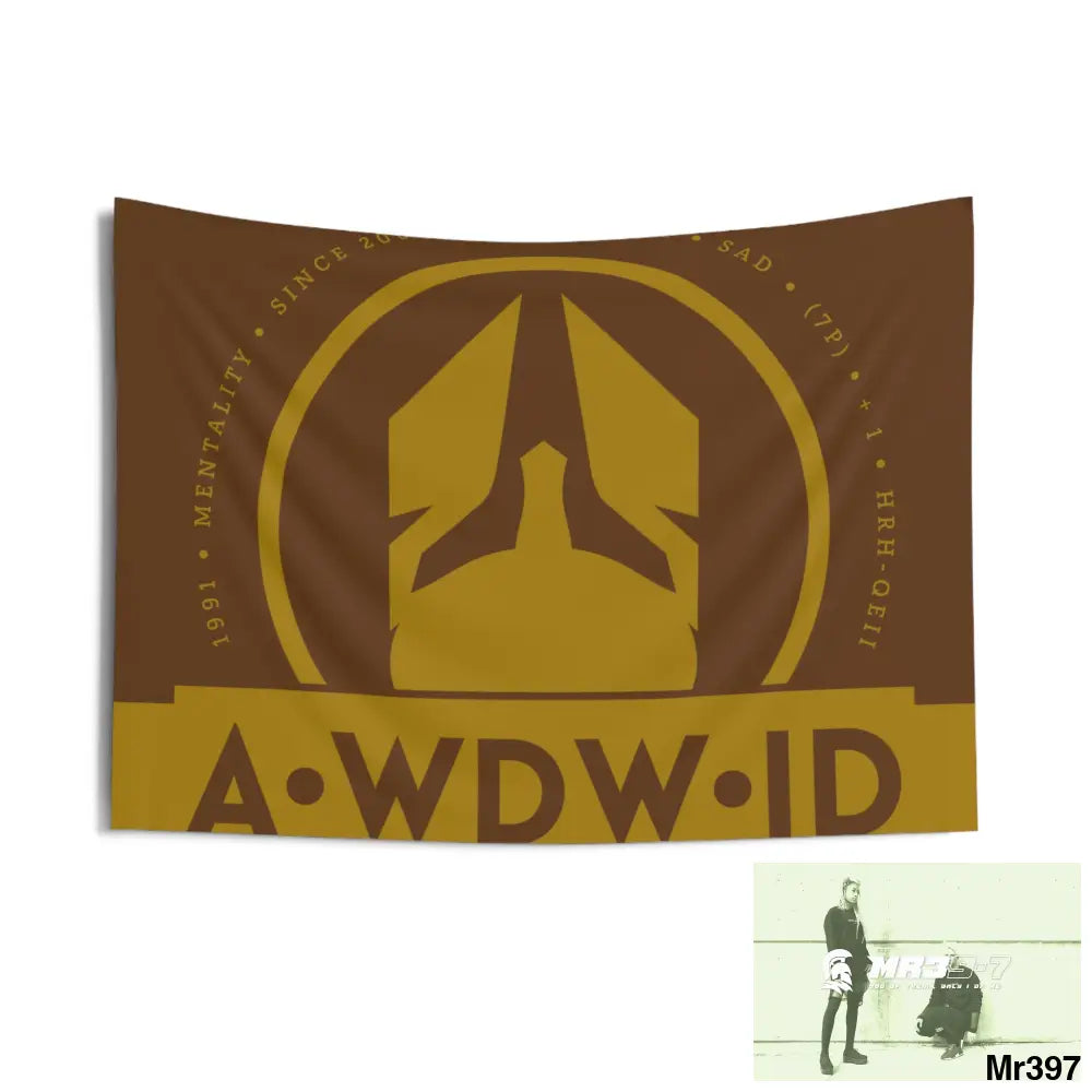 A1 Who Dares Wins ID Indoor Wall Tapestries 36’’ × 26’’ Home Decor