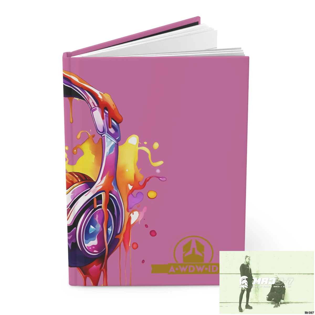 A1 Who Dares Wins ID Melting Headset Hardcover Journal Matte Journal Paper products