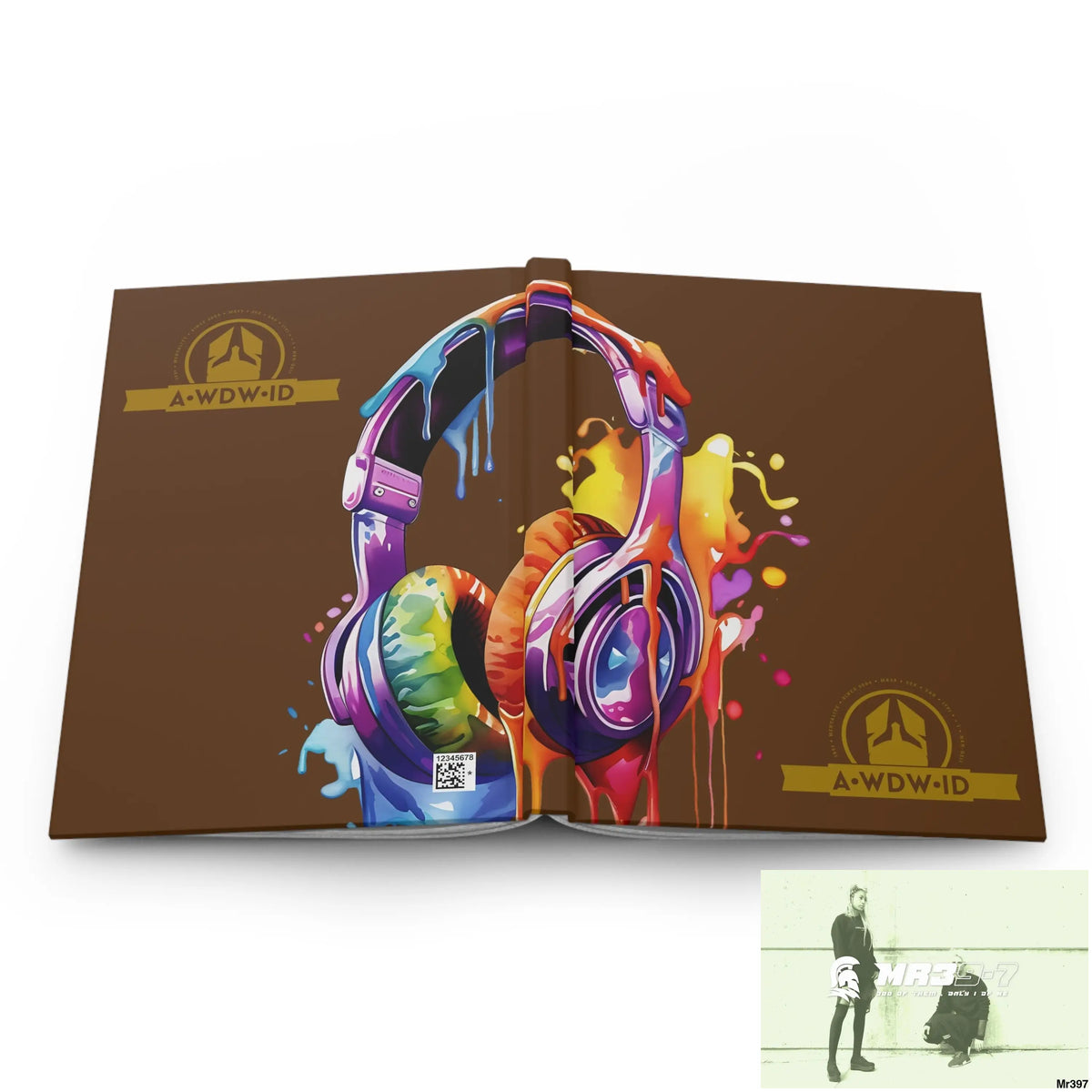 A1 Who Dares Wins ID Melting Headset Hardcover Journal Matte Journal Paper products