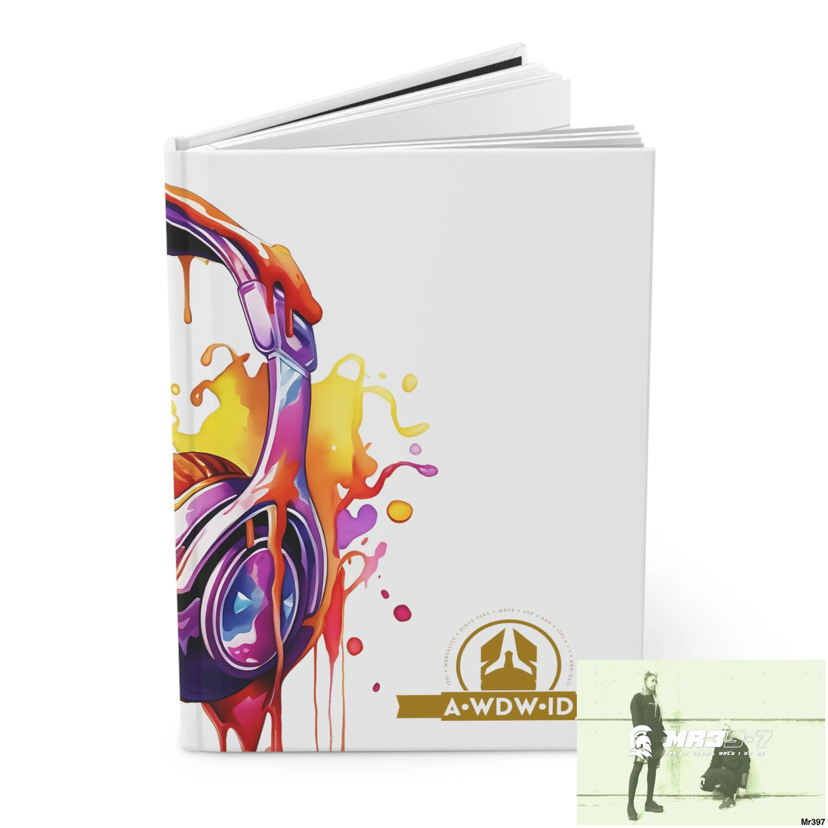 A1 Who Dares Wins ID Melting Headset Hardcover Journal Matte Journal Paper products