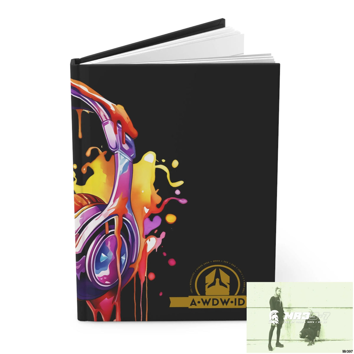 A1 Who Dares Wins ID Melting Headset Hardcover Journal Matte Journal Paper products