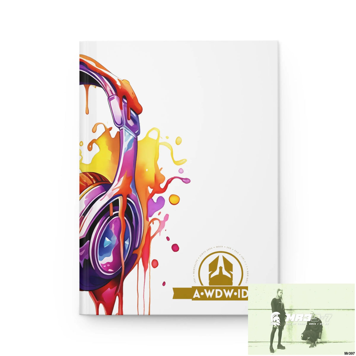 A1 Who Dares Wins ID Melting Headset Hardcover Journal Matte Journal Paper products