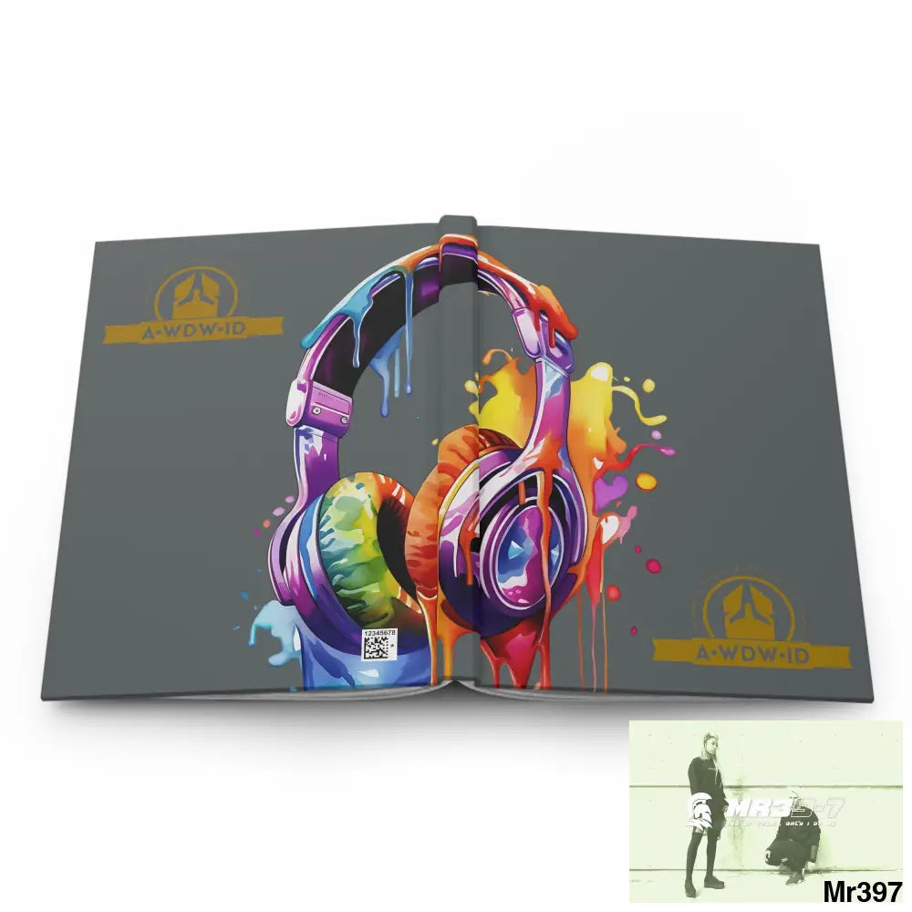 A1 Who Dares Wins ID Melting Headset Hardcover Journal Matte Journal Paper products