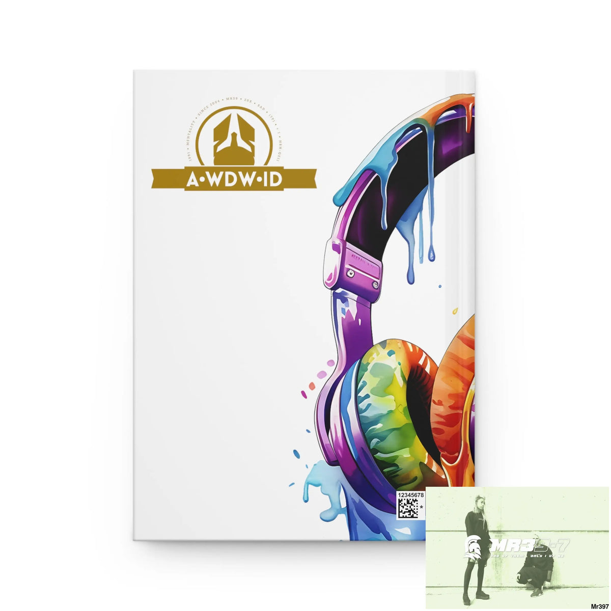A1 Who Dares Wins ID Melting Headset Hardcover Journal Matte Journal Paper products