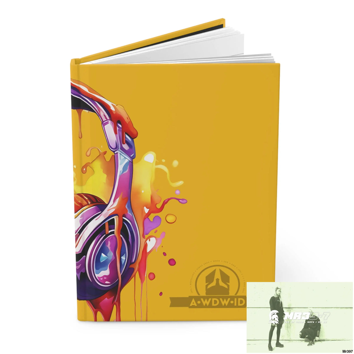 A1 Who Dares Wins ID Melting Headset Hardcover Journal Matte Journal Paper products
