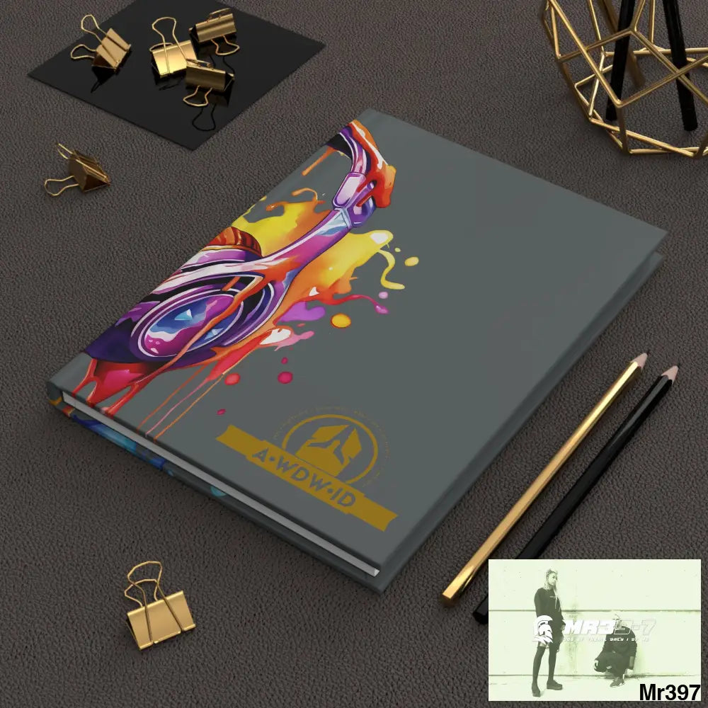A1 Who Dares Wins ID Melting Headset Hardcover Journal Matte Journal Paper products