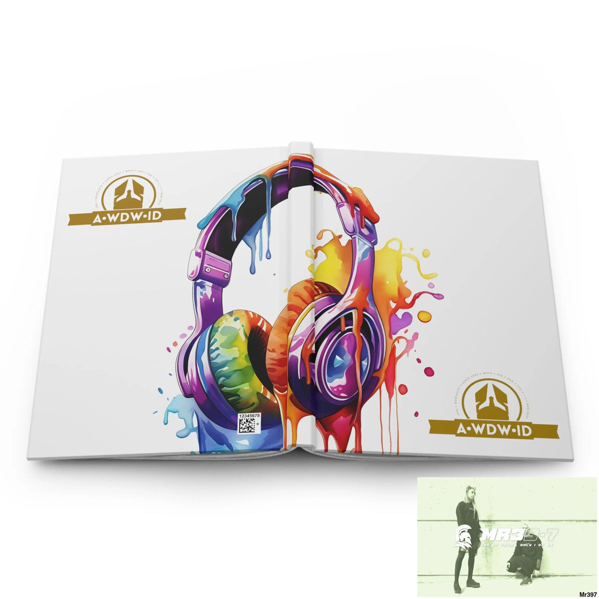 A1 Who Dares Wins ID Melting Headset Hardcover Journal Matte Journal Paper products