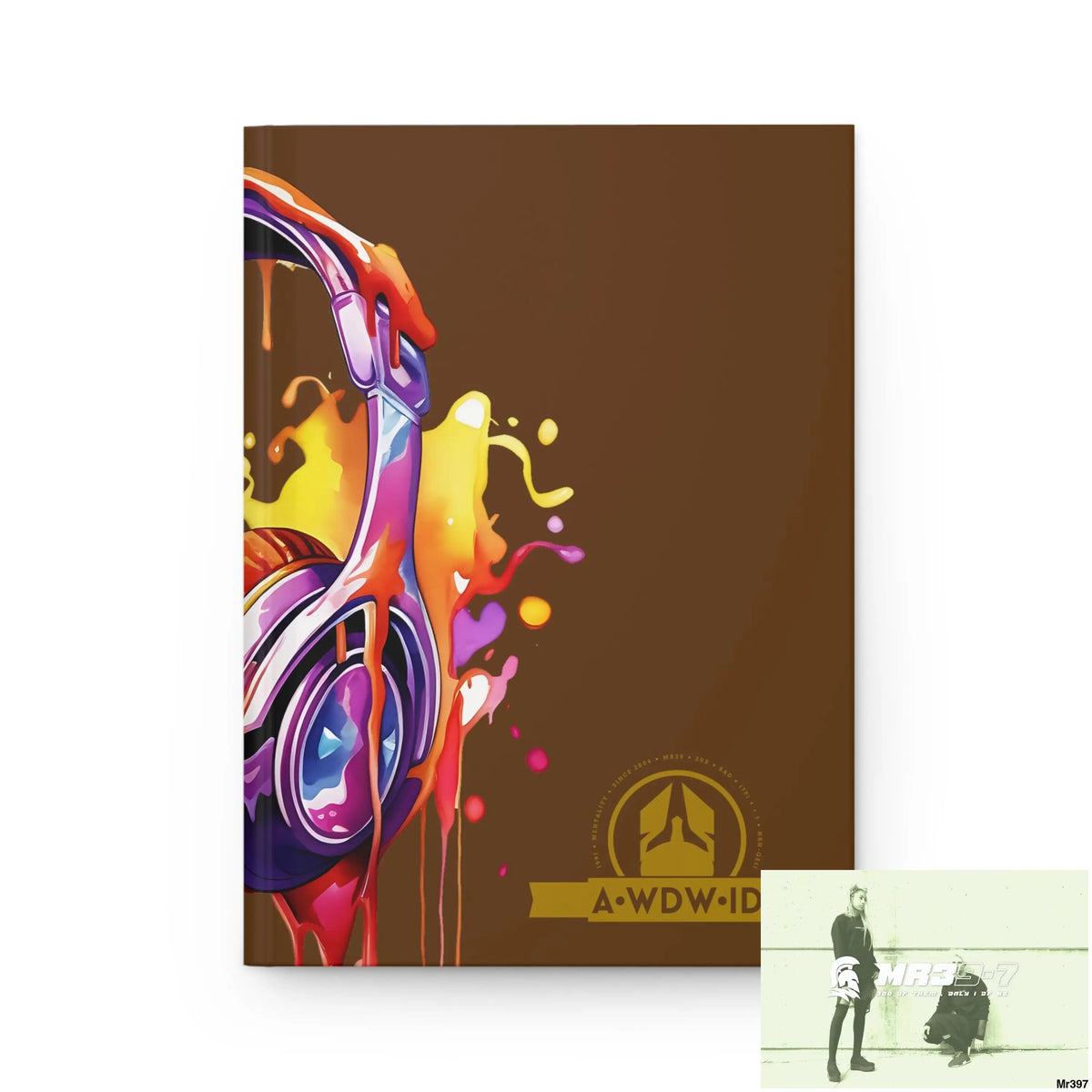 A1 Who Dares Wins ID Melting Headset Hardcover Journal Matte Journal Paper products