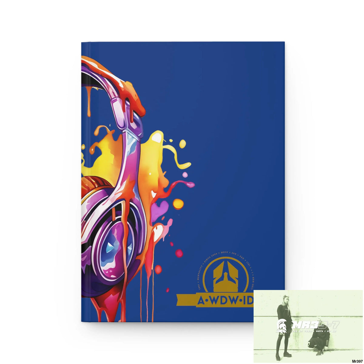 A1 Who Dares Wins ID Melting Headset Hardcover Journal Matte Journal Paper products