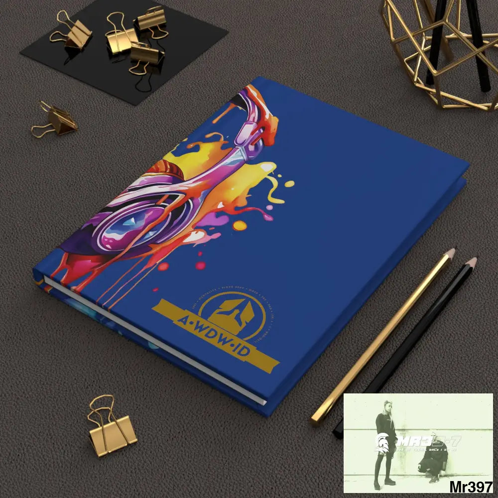 A1 Who Dares Wins ID Melting Headset Hardcover Journal Matte Journal Paper products