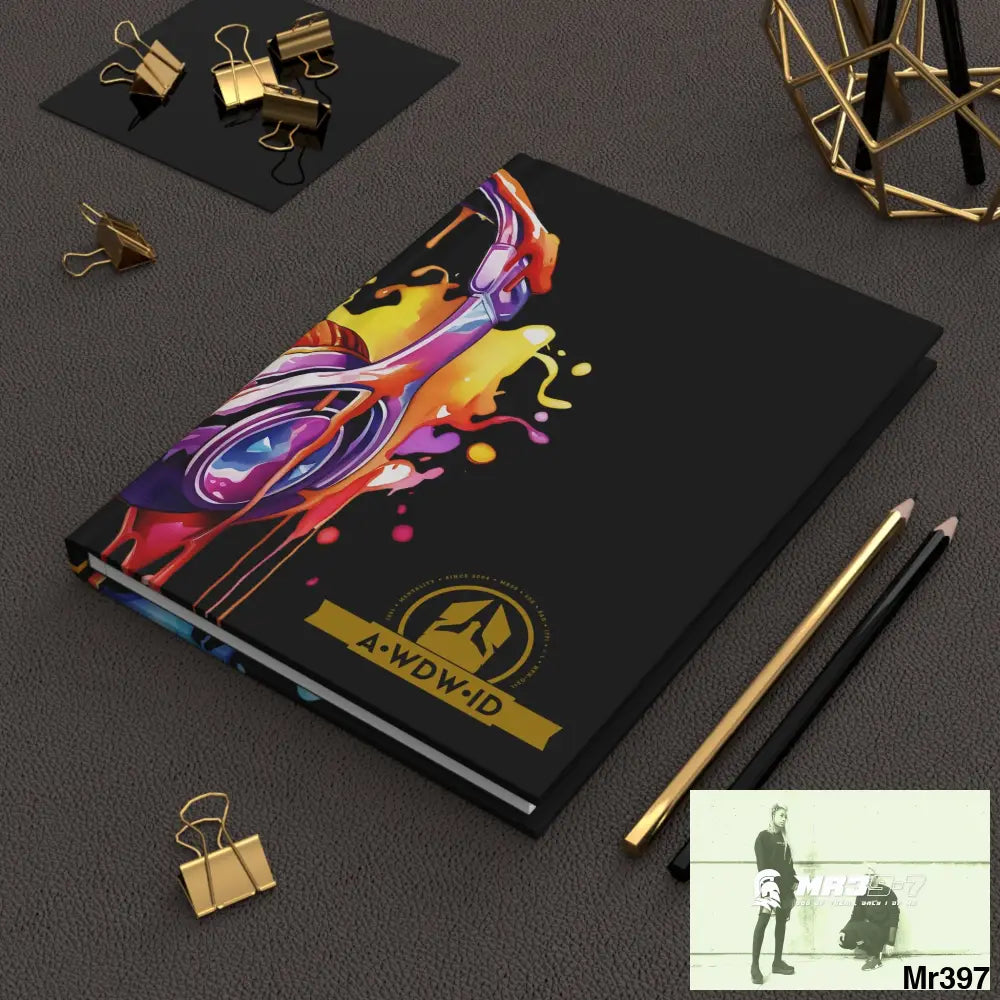 A1 Who Dares Wins ID Melting Headset Hardcover Journal Matte Journal Paper products