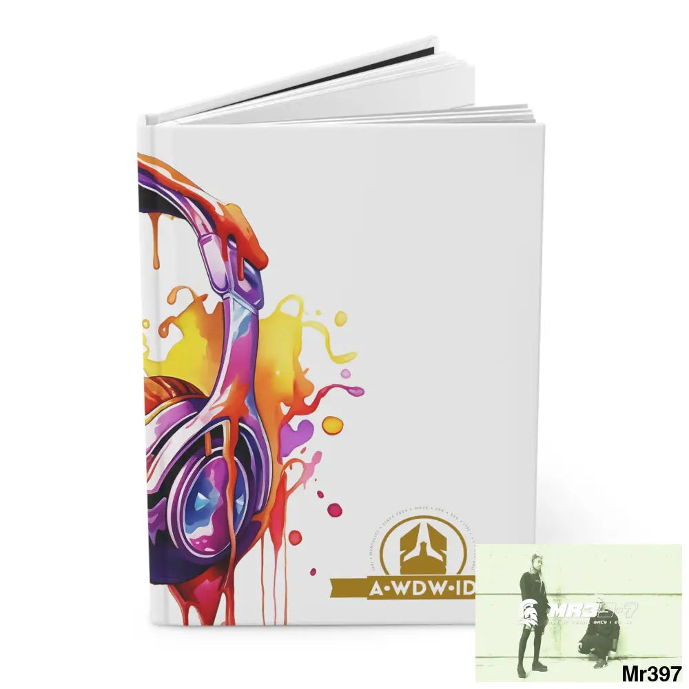 A1 Who Dares Wins ID Melting Headset Hardcover Journal Matte Journal Paper products