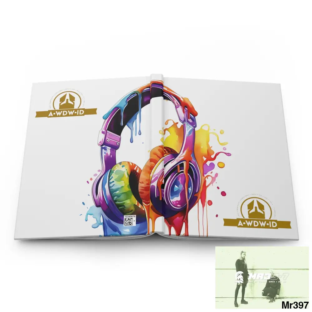 A1 Who Dares Wins ID Melting Headset Hardcover Journal Matte Journal Paper products