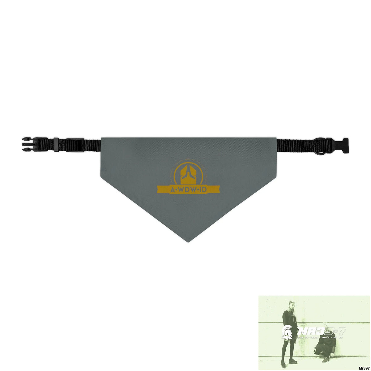 A1-Who Dares Wins ID Pet Bandana Collar Pets
