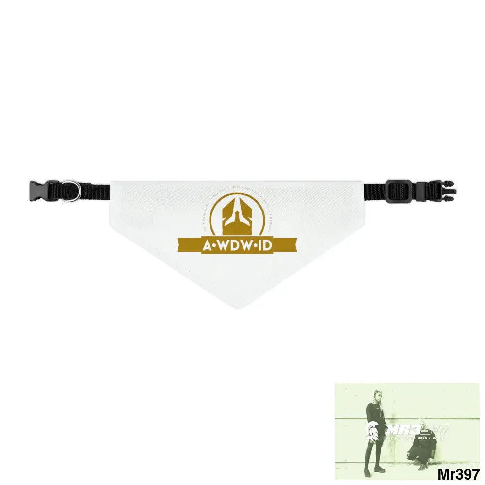 A1-Who Dares Wins ID Pet Bandana Collar Pets