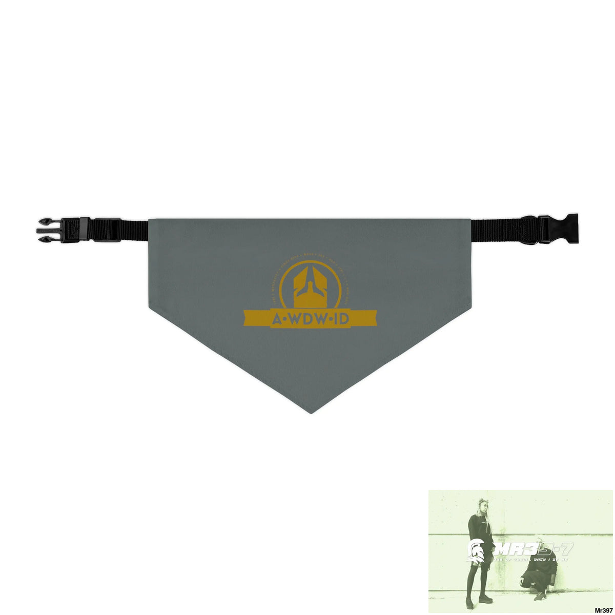 A1-Who Dares Wins ID Pet Bandana Collar Pets