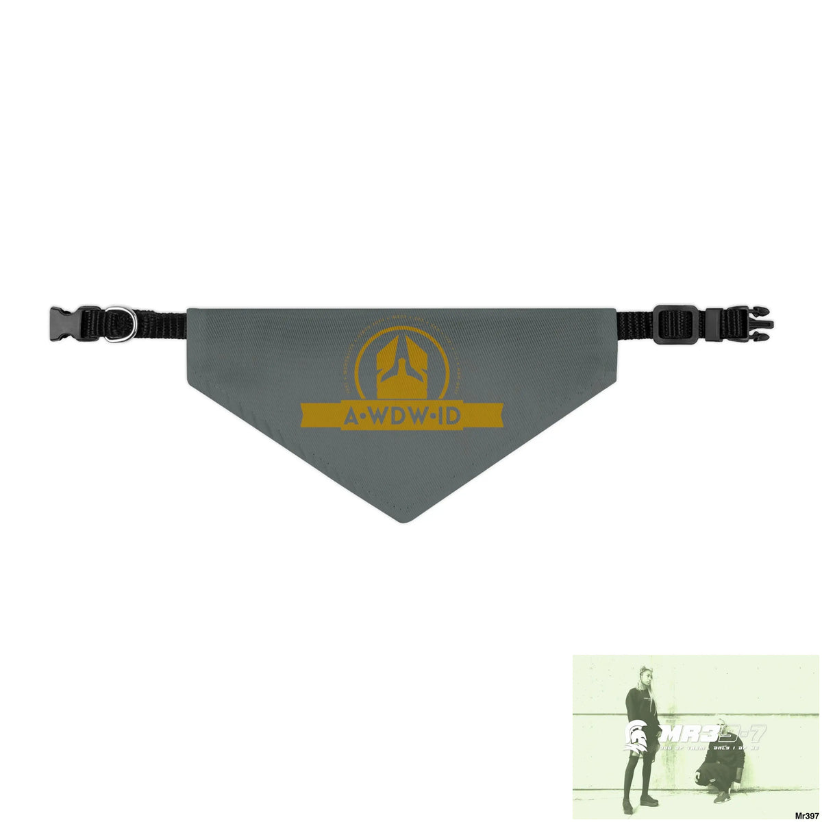 A1-Who Dares Wins ID Pet Bandana Collar Pets