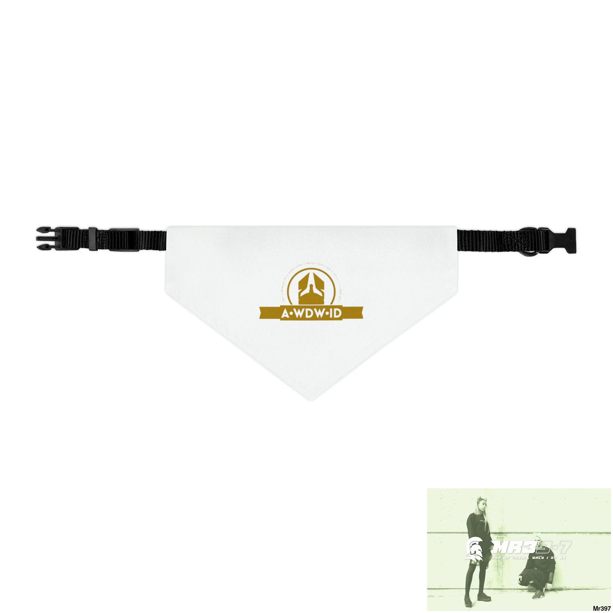 A1-Who Dares Wins ID Pet Bandana Collar Pets