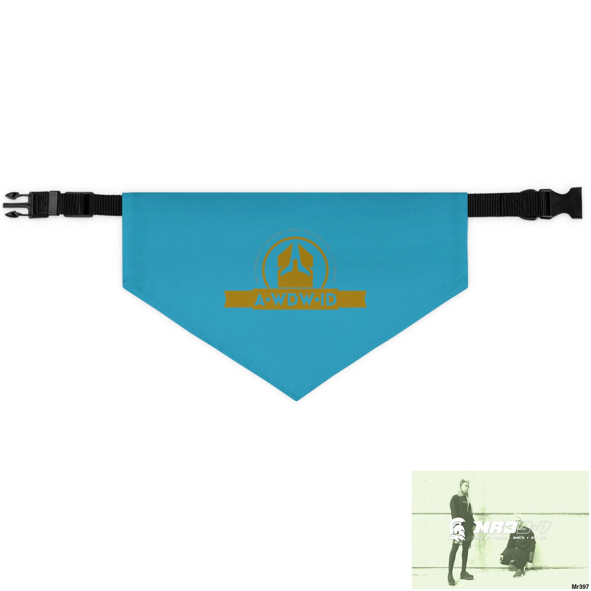 A1-Who Dares Wins ID Pet Bandana Collar Pets