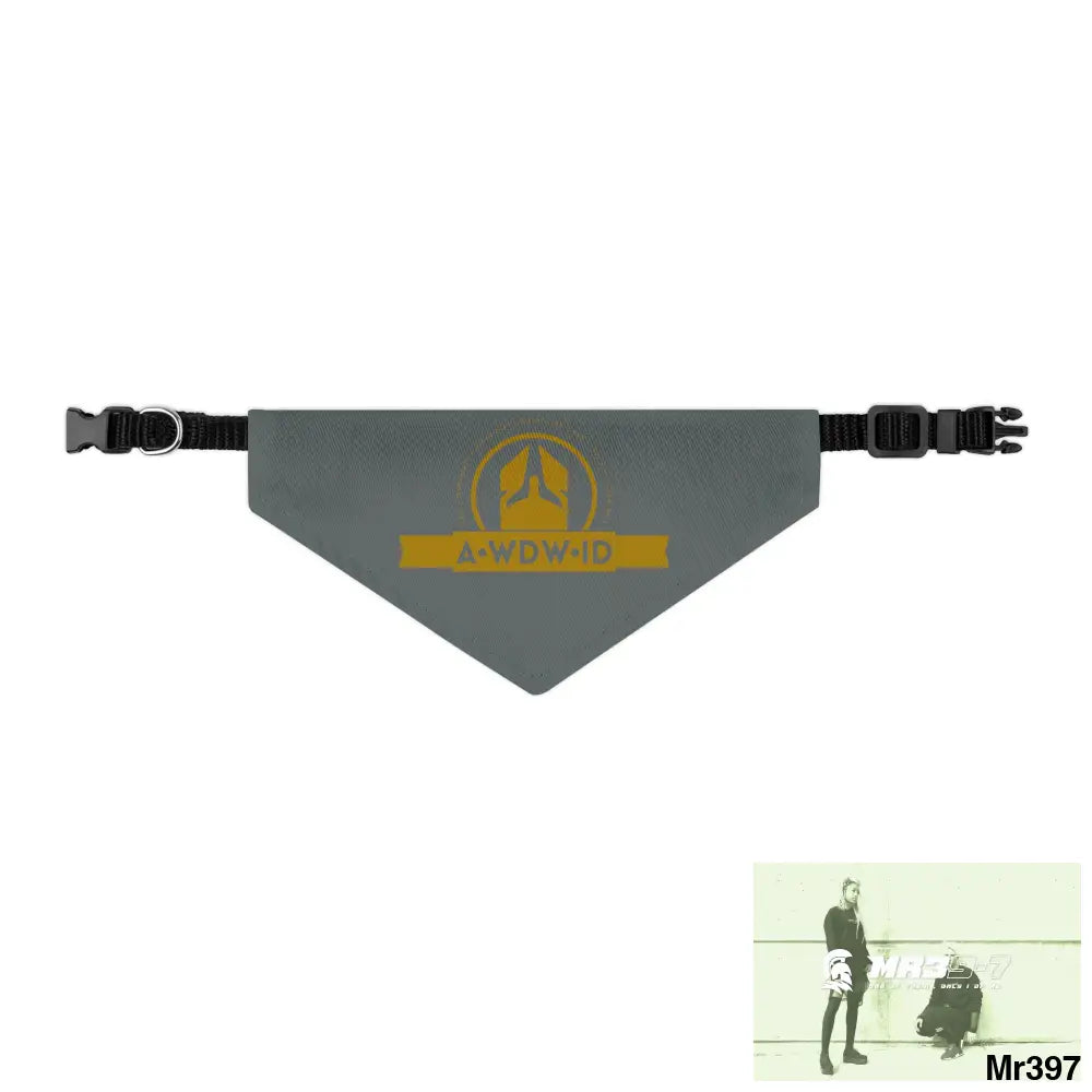 A1-Who Dares Wins ID Pet Bandana Collar Pets
