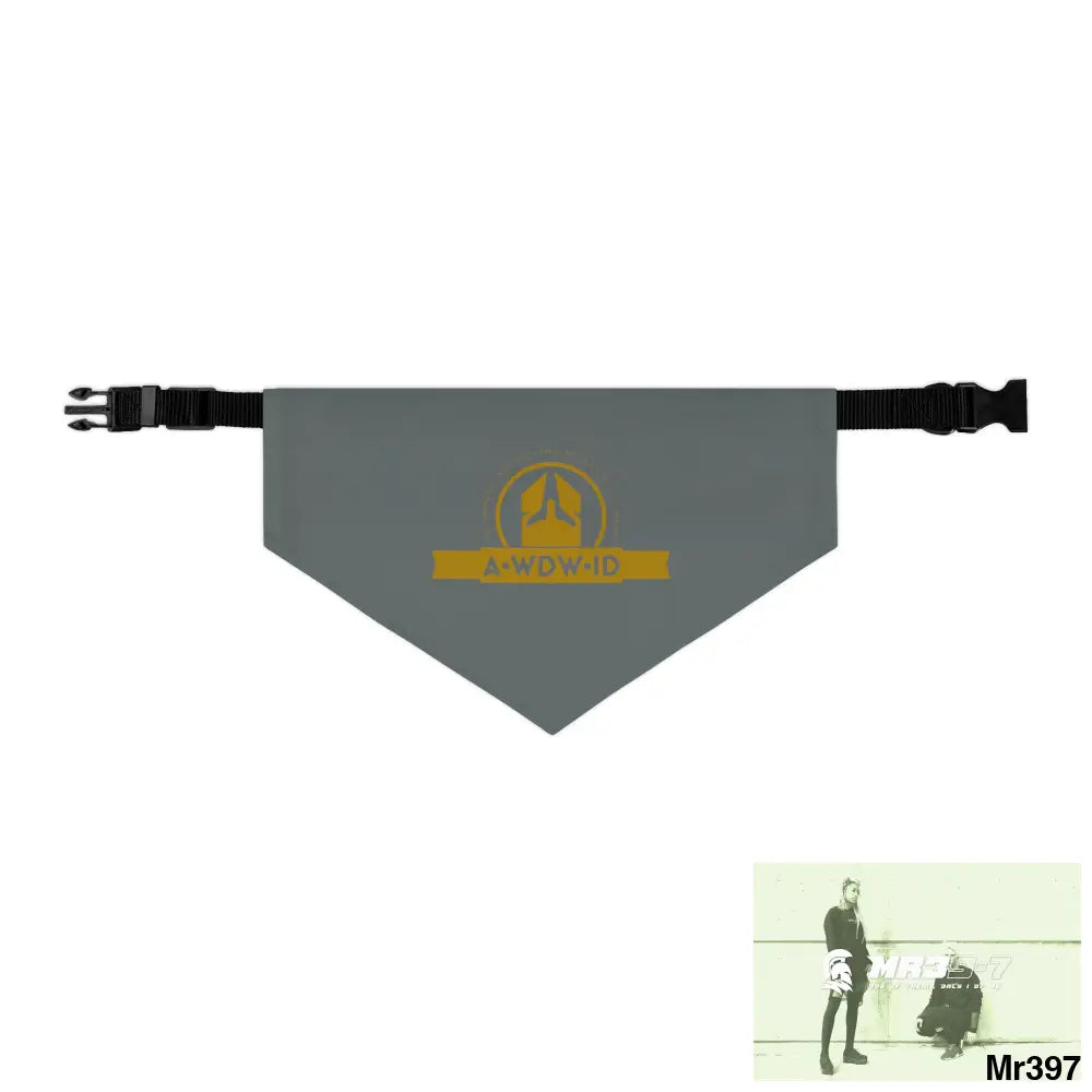 A1-Who Dares Wins ID Pet Bandana Collar Pets