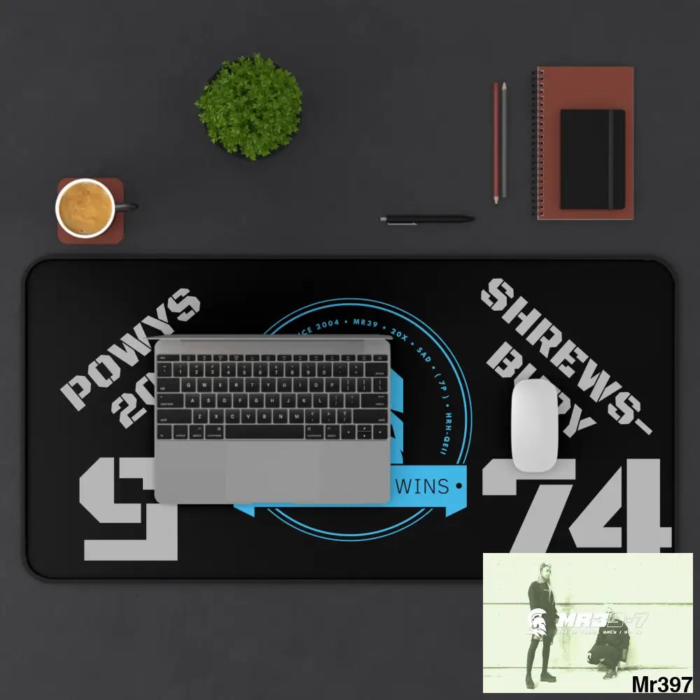 A1-Who Dares Wins ID Powys ro Shrewsbury 2016 Desk Mat Home Decor