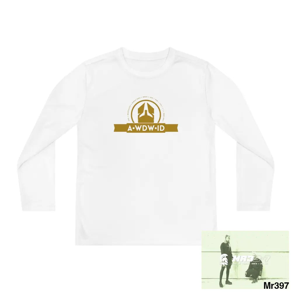 A1 Who Dares Wins (ID) RSF 2001-23 5 Countries Just Say No To County Lines Youth Long Sleeve Competitor Tee White / S