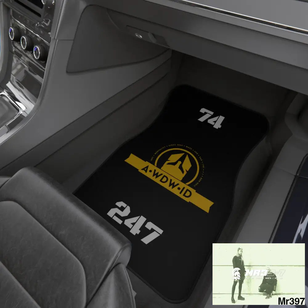 A1-Who Dares Wins ID-RSF 74 Always ready 24/7 Car Mats (2x Front) 2x Front mats Accessories