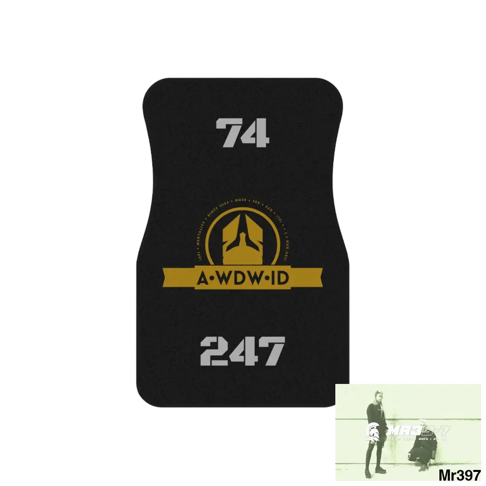 A1-Who Dares Wins ID-RSF 74 Always ready 24/7 Car Mats (2x Front) 2x Front mats Accessories