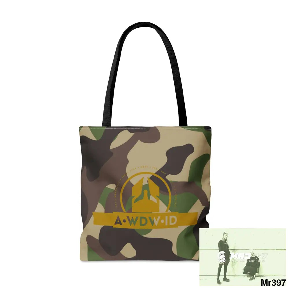 A1-Who Dares Wins ID RSF Camo Tote Bag (AOP) Bags
