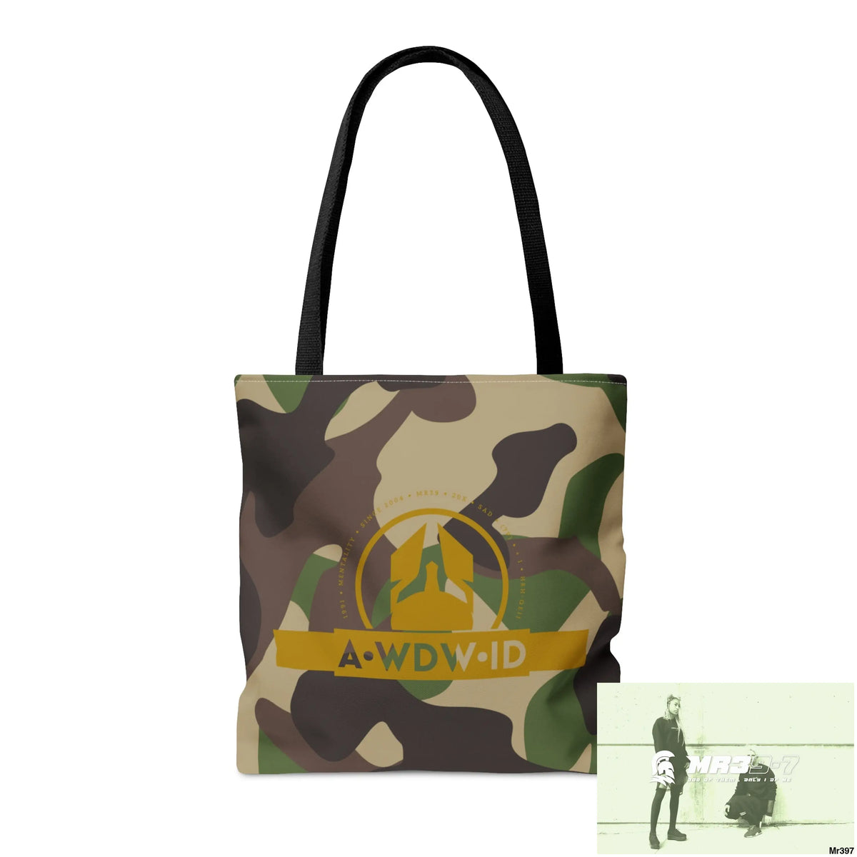 A1-Who Dares Wins ID RSF Camo Tote Bag (AOP) Bags